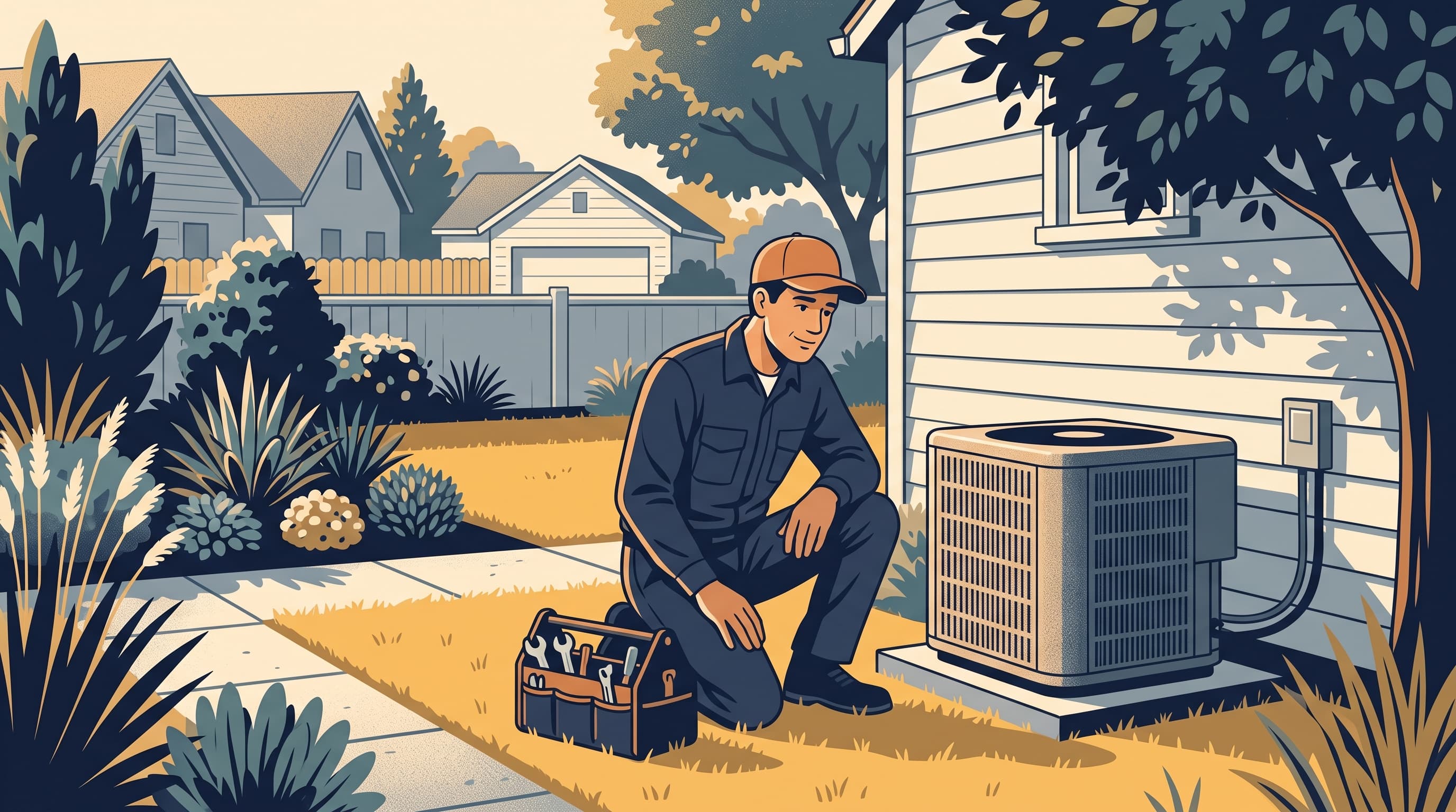 Residential HVAC Unit Maintenance and Inspection